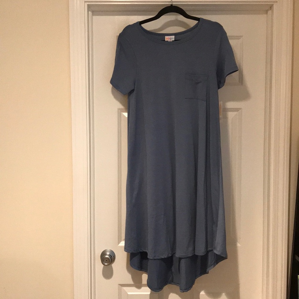 LuLaRoe “Carly” (S)- Slate Blue/Denim NWT
